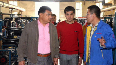 中东客户来公司考察投资